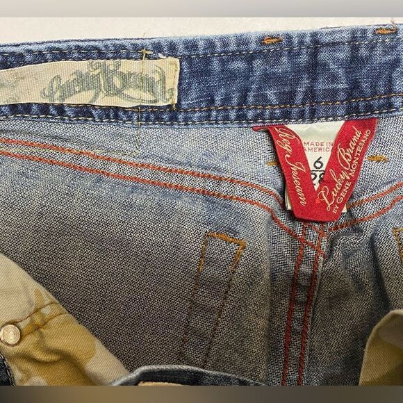 Lucky Brand Women’s Blue Flared Vintage Y2K Wonder Jean Sz 6/28 - Picture 12 of 15